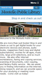 Mobile Screenshot of montellolibrary.org